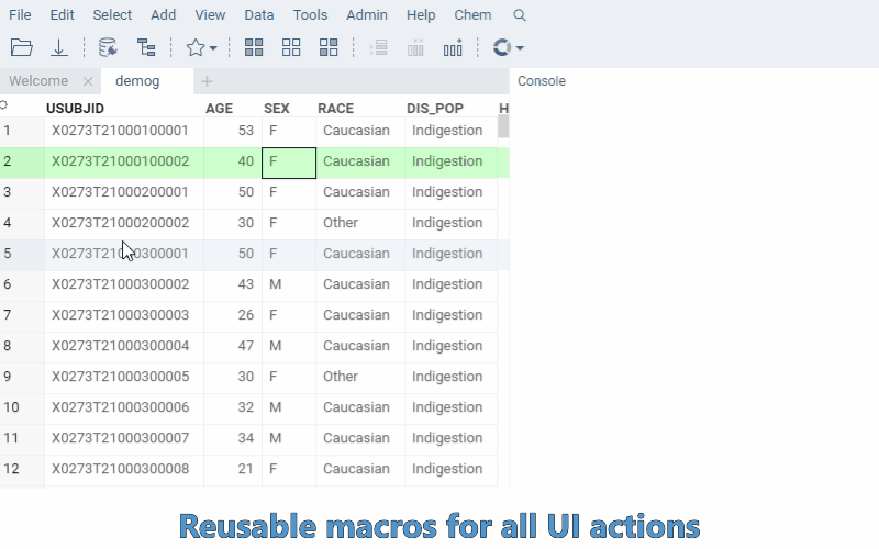 Console Macros Recording Macros