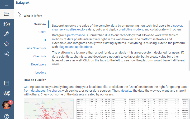 Dynamic dashboards