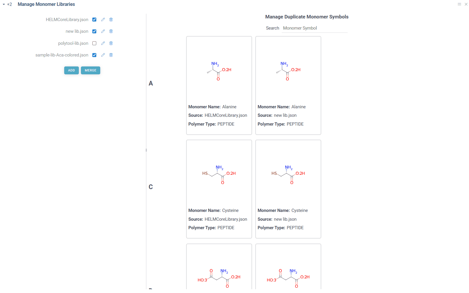 Monomer management