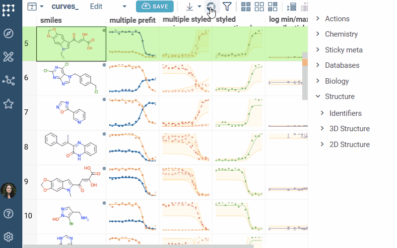  Multi curve viewer
