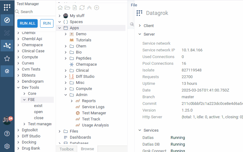 Executing Tests